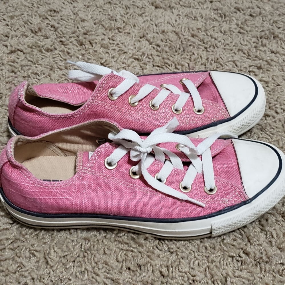 Pink Comverse sneakers